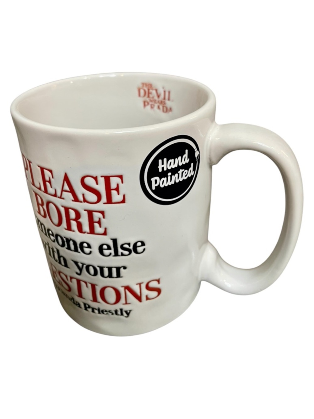The Devil Wears Prada Please Bore Someone Else 17oz Dishwasher Safe Ceramic Mug - Picture 4 of 4
